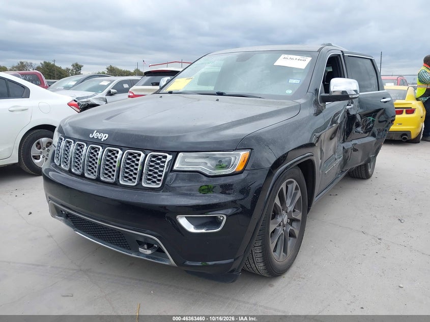 Vin: 1c4rjfcg7jc211955, lot: 46863764, jeep grand cherokee overland 4x4 20182