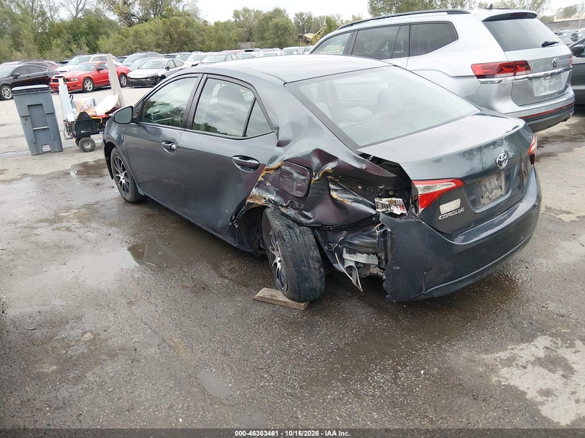 Vin: 5yfburhe1fp289289, lot: 46863765, toyota corolla l 20153