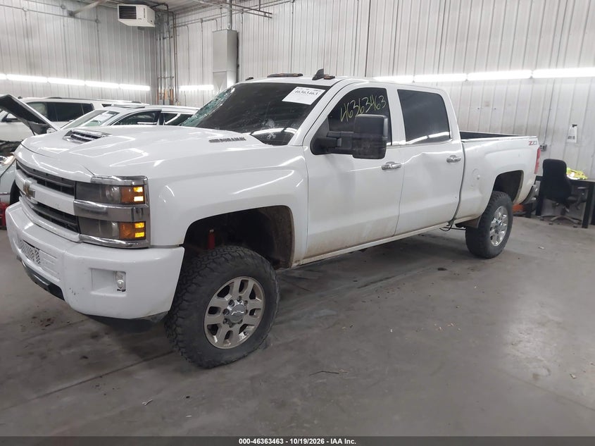 Vin: 1gc1ktey6kf213100, lot: 46863768, chevrolet silverado 2500hd ltz 20192