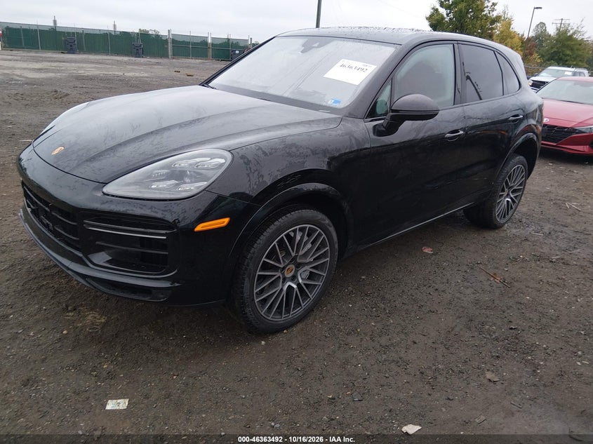 2019 Porsche Cayenne Turbo, Повреждение двигателя, IAAI, VIN WP1AF2AY0KDA80929 — фото 2