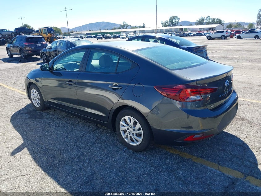 Vin: 5npd74lf9lh612774, lot: 46863802, hyundai elantra se 20203