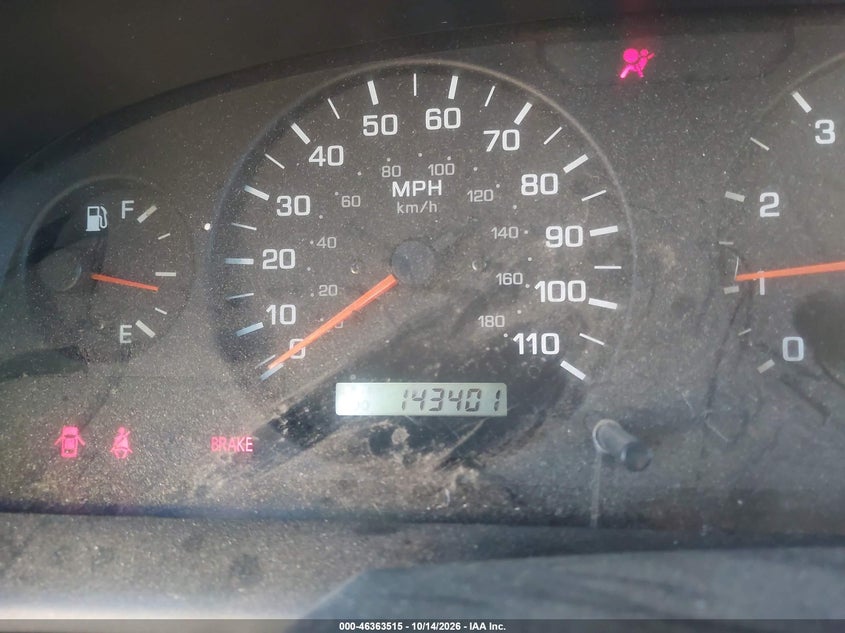 NISSAN XTERRA 2001 VIN 5N1ED28T71C514105