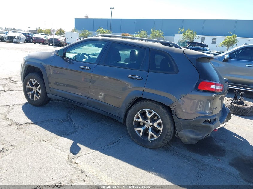 Vin: 1c4pjmbb6ew277564, lot: 46863824, jeep cherokee trailhawk 20143