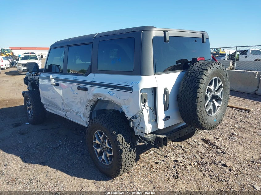 Vin: 1fmee5dp5nlb24200, lot: 46863827, ford bronco badlands 20223