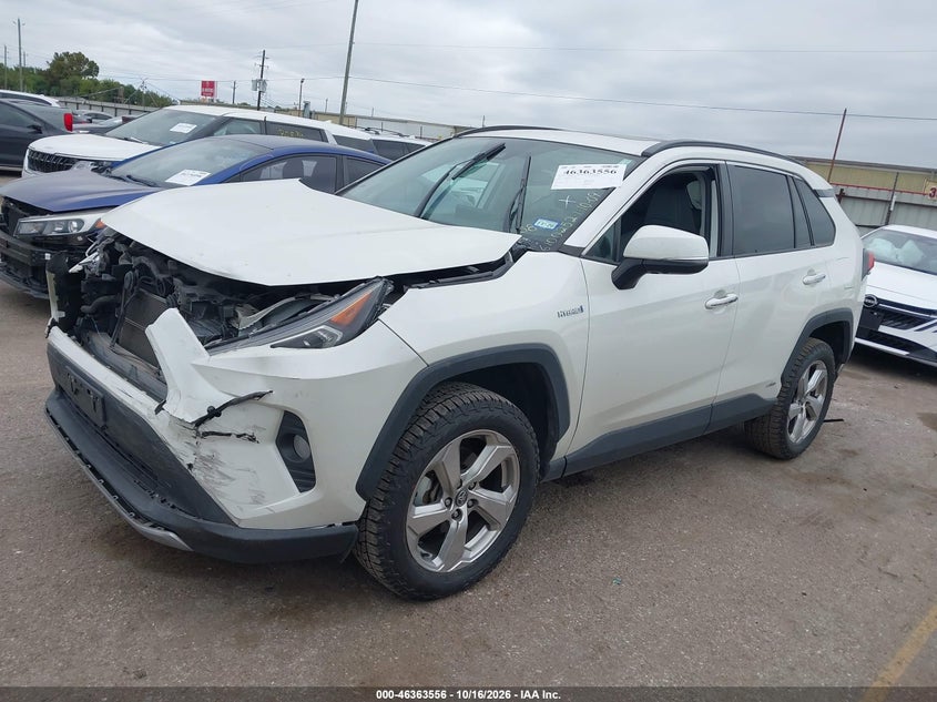 2021 Toyota Rav4 Hybrid Limited, Front End, IAAI, VIN 4T3D6RFV7MU017158 — photo 2