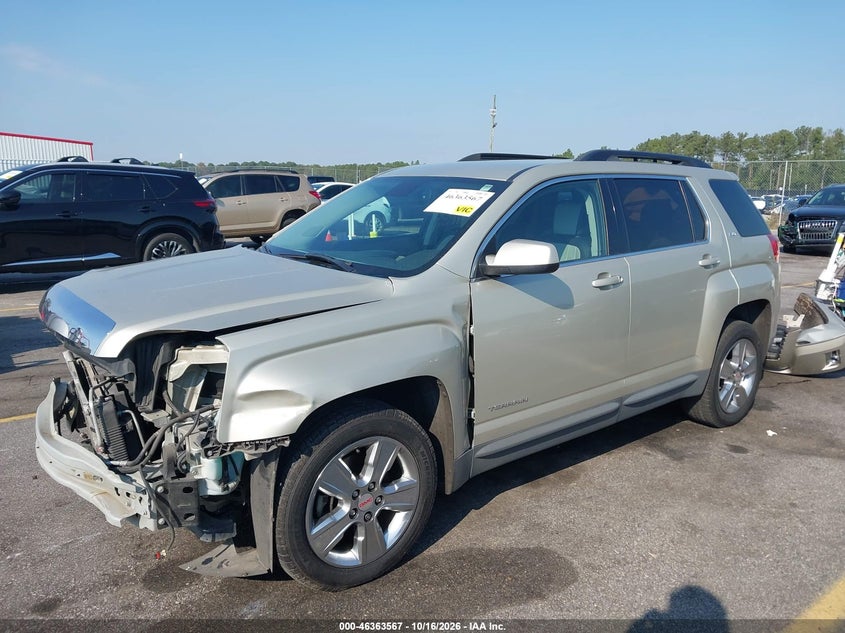 2014 GMC Terrain Slt-1, Удар спереду, IAAI, VIN 2GKALSEK4E6341065 — фото 2