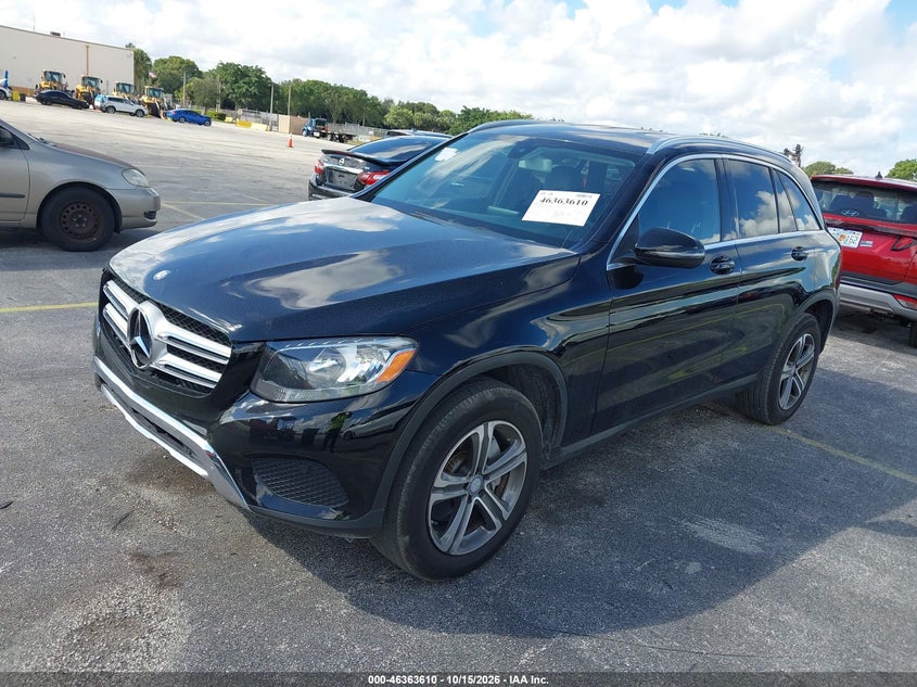 Vin: wdc0g4jb6gf010309, lot: 46863917, mercedes-benz glc 300 20162