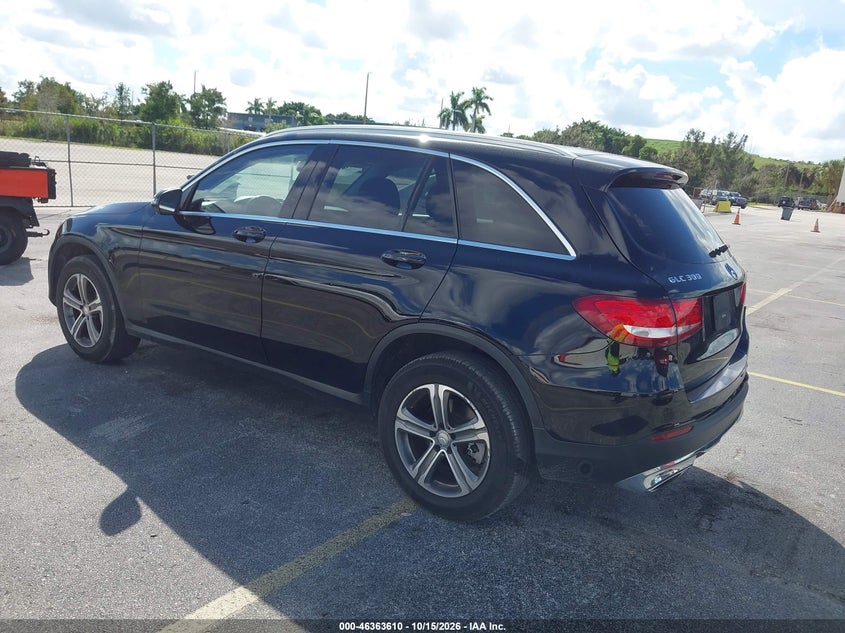 Vin: wdc0g4jb6gf010309, lot: 46863917, mercedes-benz glc 300 20163