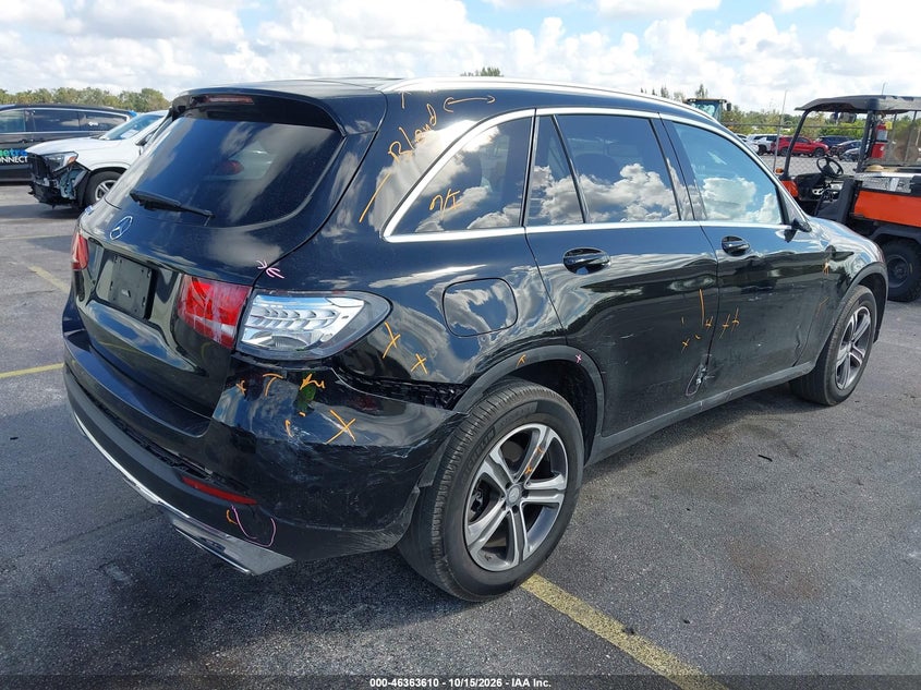 Vin: wdc0g4jb6gf010309, lot: 46863917, mercedes-benz glc 300 20164