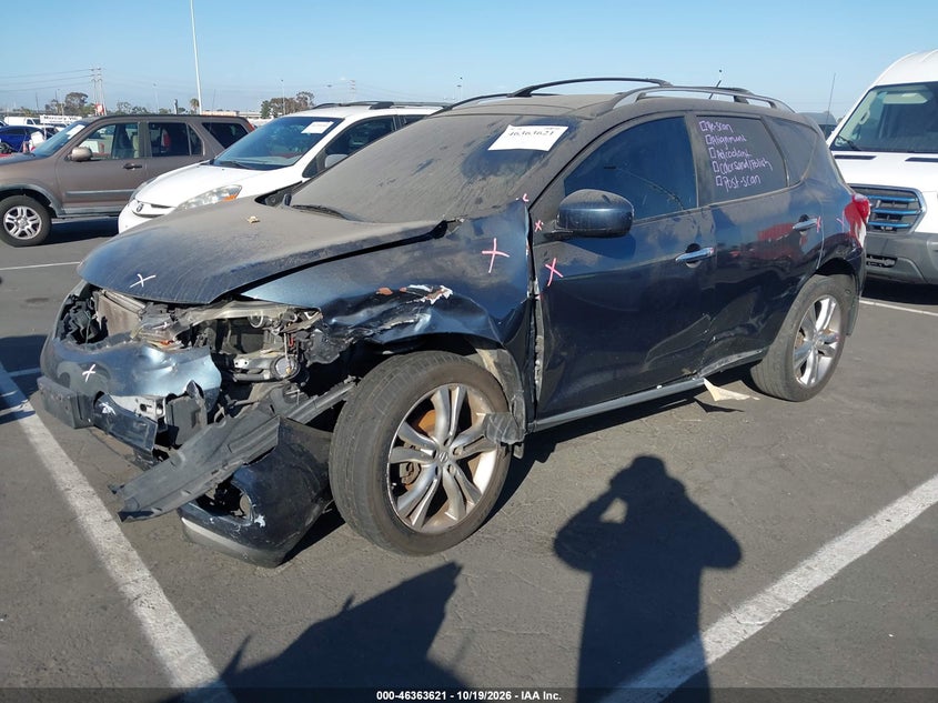 Vin: jn8az1mw4bw187925, lot: 46863928, nissan murano le 20112