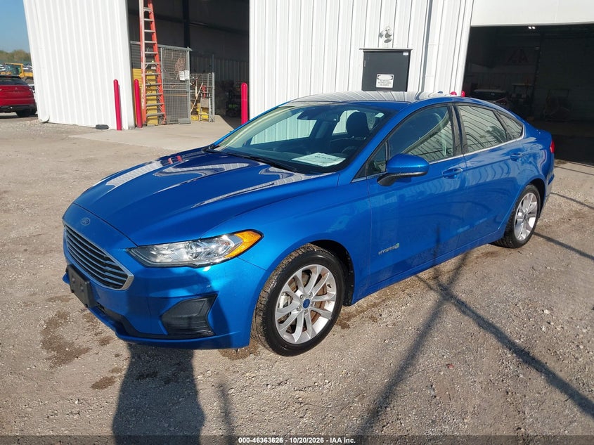 Vin: 3fa6p0lu6kr258066, lot: 46863933, ford fusion hybrid se 20192