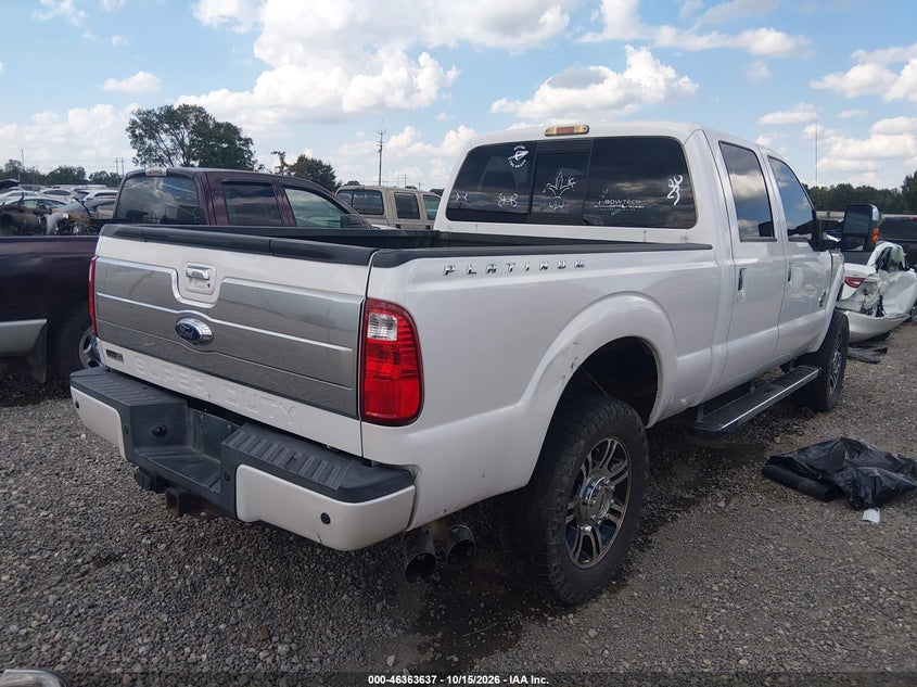 Vin: 1ft7w2bt4eeb73871, lot: 46863945, ford f-250 lariat 20144