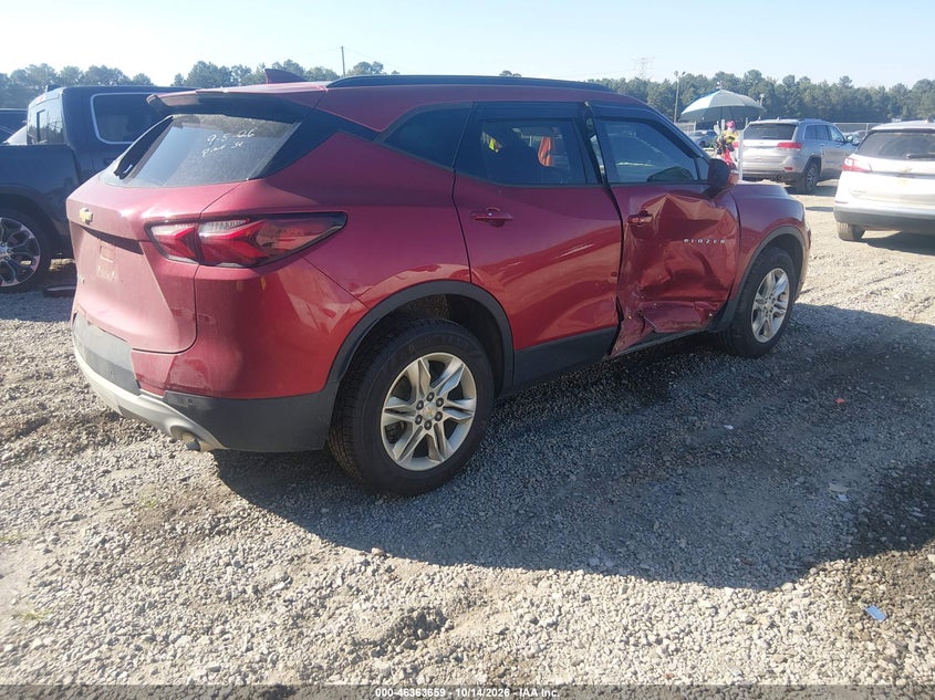 Vin: 3gnkbbra4ls578035, lot: 46863967, chevrolet blazer fwd 1lt 20204