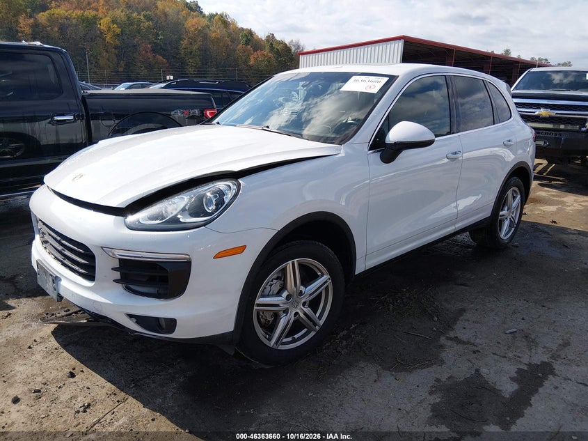 Vin: wp1ab2a21fla56707, lot: 46863969, porsche cayenne s 20152
