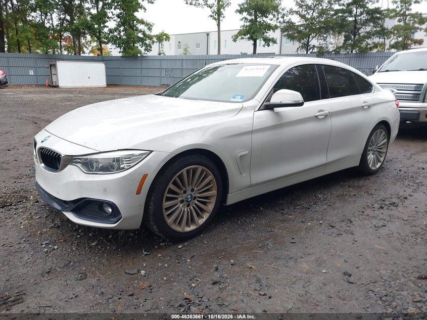 2016 BMW 428I Gran Coupe, Затопление, IAAI, VIN WBA4A9C5XGG506413 — фото 2