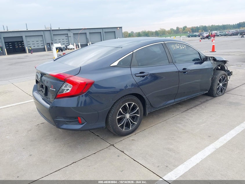 Vin: 19xfc2f55ge067372, lot: 46863973, honda civic lx 20164