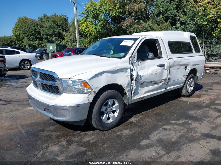 Vin: 3c6jr6dg5kg507812, lot: 46863995, ram 1500 classic tradesman  4x2 8' box 20192
