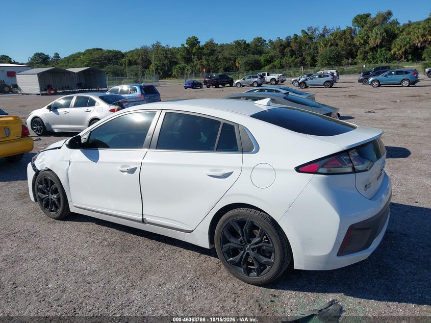 Vin: kmhc85lc8lu206183, lot: 46864100, hyundai ioniq hybrid sel 20203