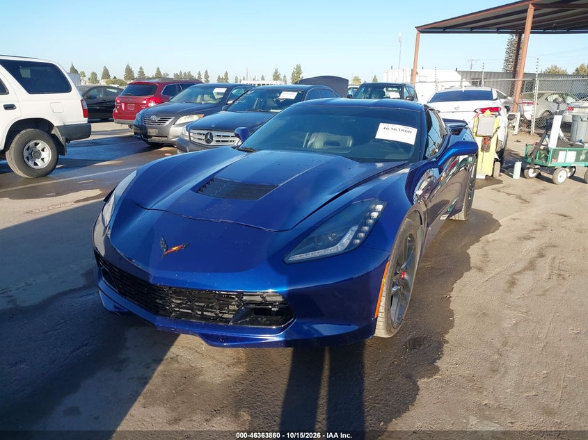 Vin: 1g1yb2d72h5118493, lot: 46864171, chevrolet corvette stingray 20172
