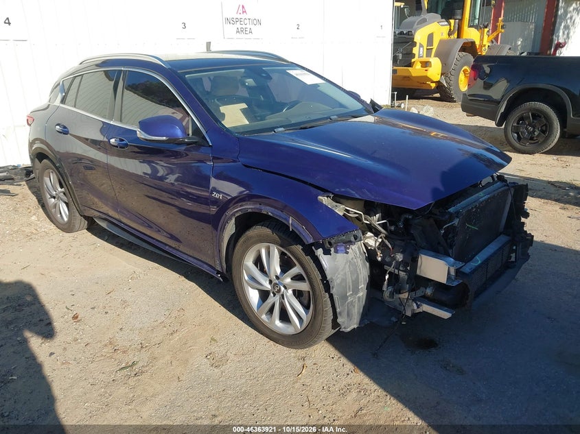 Vin: sjkch5cp9ha021458, lot: 46864233, infiniti qx30 premium 20171