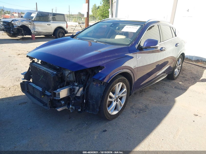 Vin: sjkch5cp9ha021458, lot: 46864233, infiniti qx30 premium 20172