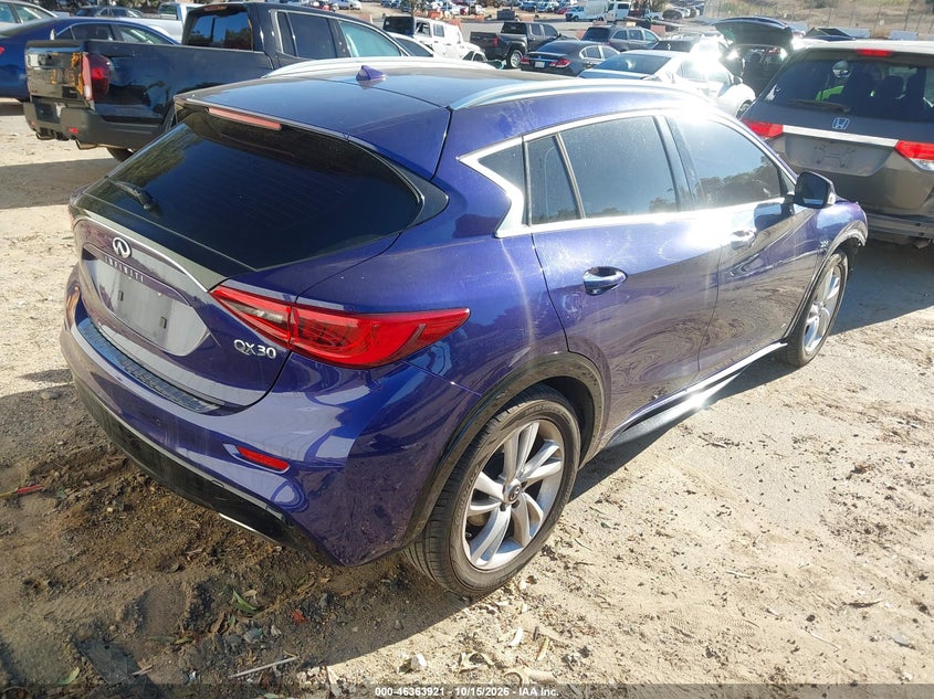Vin: sjkch5cp9ha021458, lot: 46864233, infiniti qx30 premium 20174