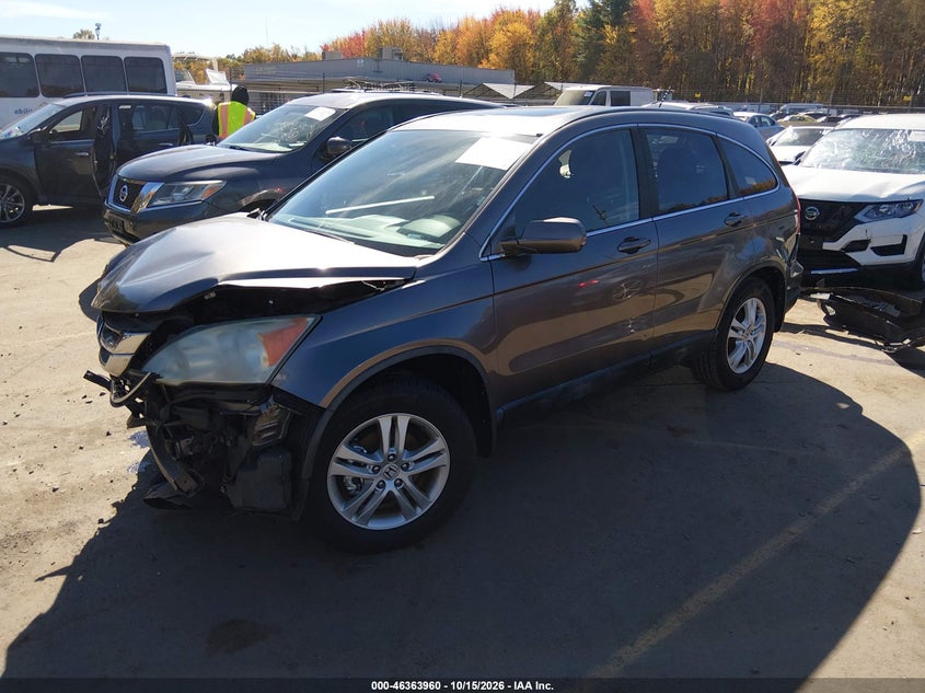 2011 Honda Cr-V Ex-L, Front End, IAAI, VIN 5J6RE4H7XBL059859 — photo 2
