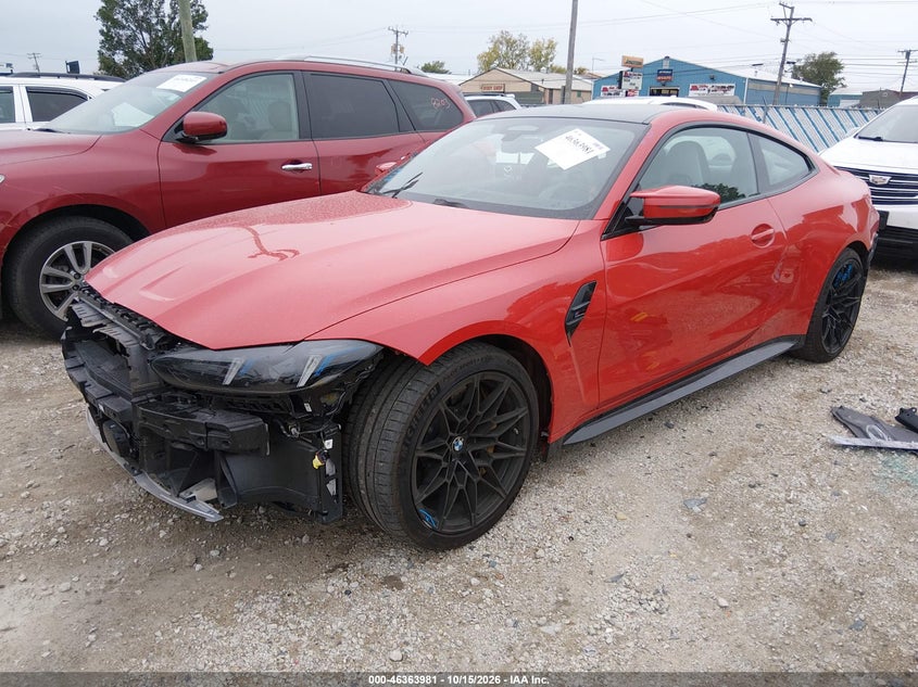 Vin: wbs33hk09sct18550, lot: 46864293, bmw m4 competition xdrive 20252