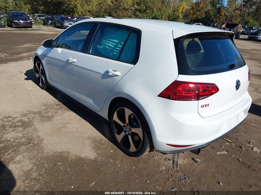 Vin: 3vw447au3hm013086, lot: 46864313, volkswagen golf gti autobahn 4-door/s 4-door/se 4-door/sport 4-door 20173