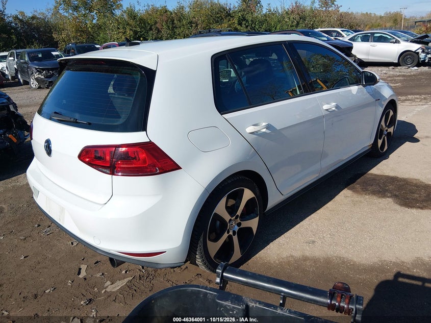Vin: 3vw447au3hm013086, lot: 46864313, volkswagen golf gti autobahn 4-door/s 4-door/se 4-door/sport 4-door 20174