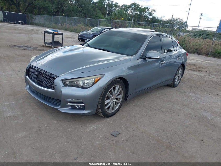Vin: jn1bv7ap5em670676, lot: 46864399, infiniti q50 premium 20142