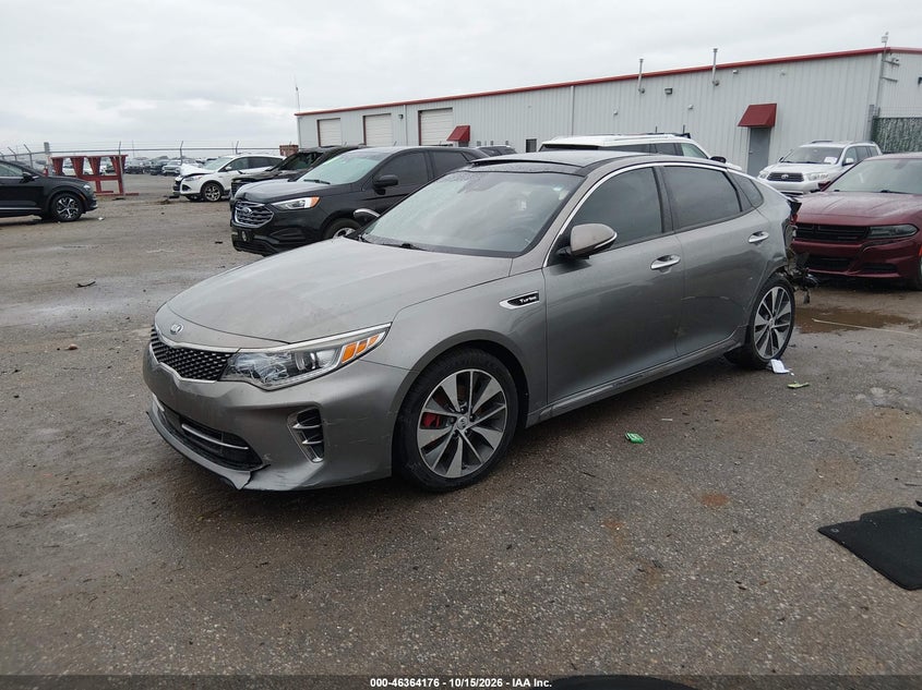 Vin: 5xxgv4l25gg013744, lot: 46864488, kia optima sxl turbo 20162