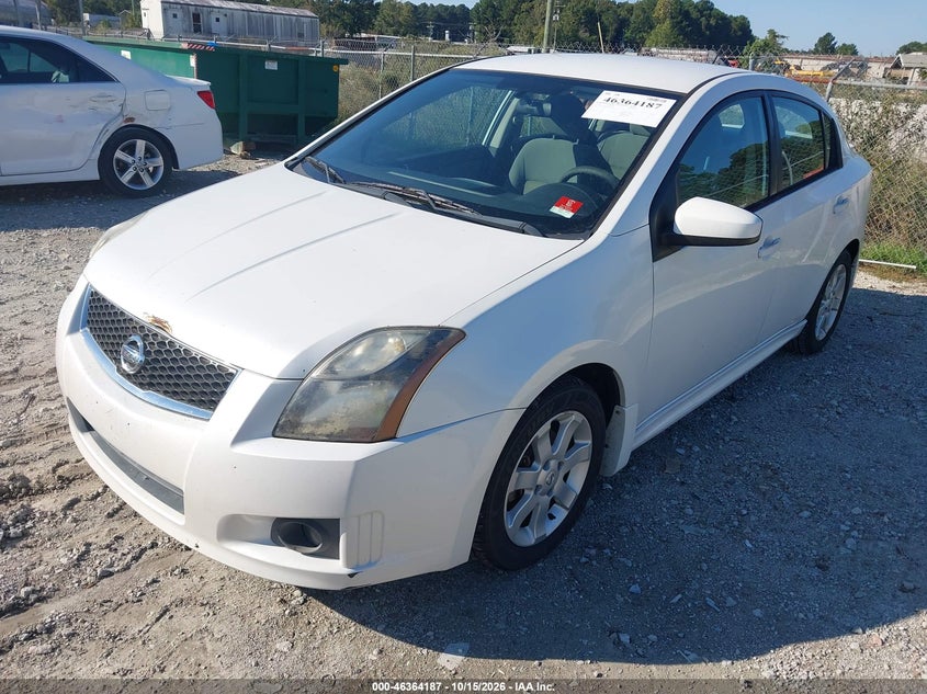 2010 Nissan Sentra 2.0Sr, Обычный износ, IAAI, VIN 3N1AB6AP0AL699263 — фото 2