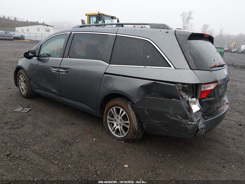 Vin: 5fnrl5h65cb075271, lot: 46864500, honda odyssey ex-l 20123