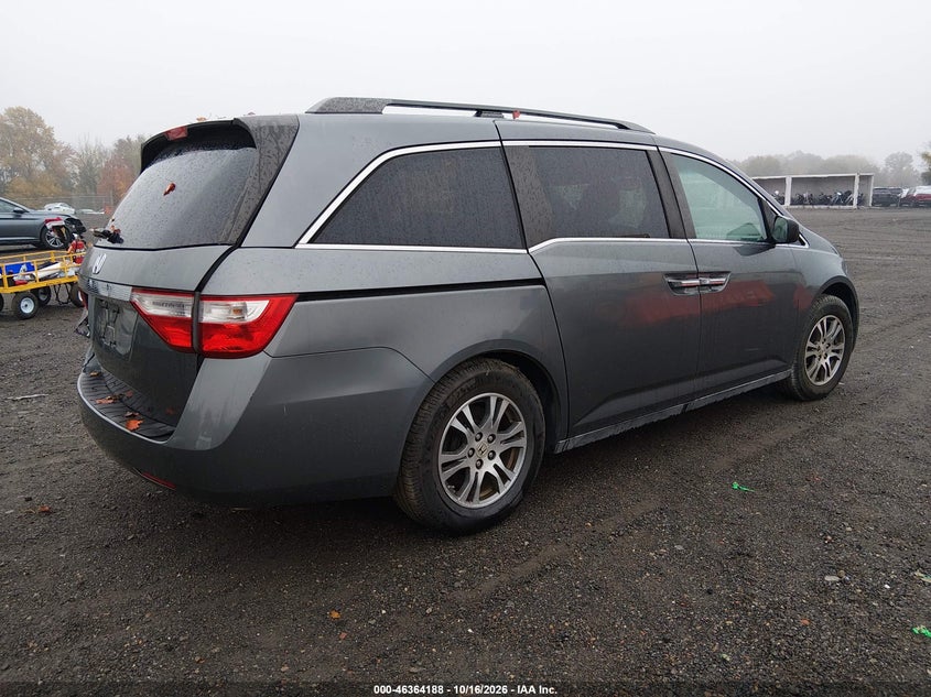 Vin: 5fnrl5h65cb075271, lot: 46864500, honda odyssey ex-l 20124