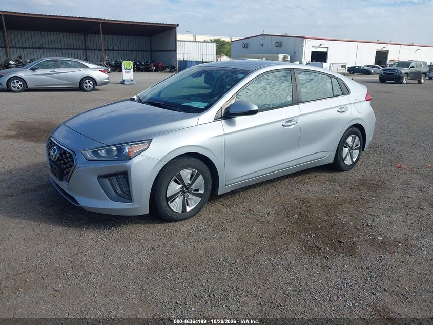 Vin: kmhc65lc5mu247474, lot: 46864511, hyundai ioniq hybrid blue 20212