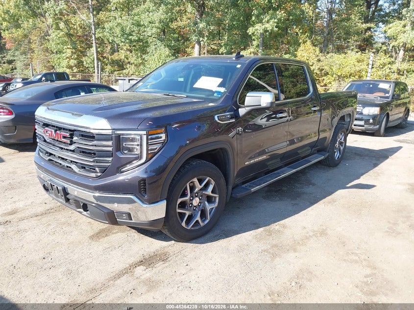Vin: 3gtuuded0ng592124, lot: 46864551, gmc sierra 1500 4wd  standard box slt 20222