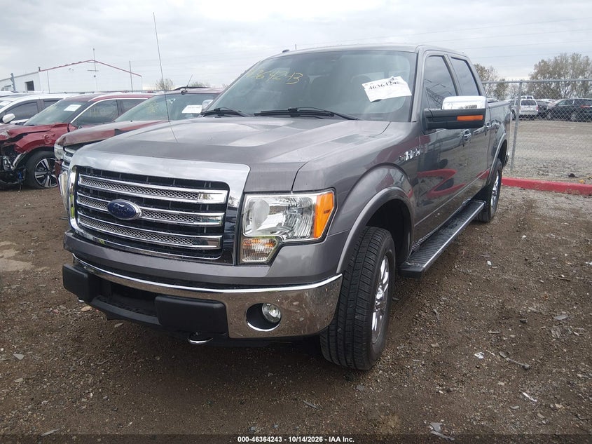 Vin: 1ftfw1ef9dkf41103, lot: 46864555, ford f-150 lariat 20132