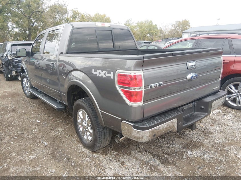 Vin: 1ftfw1ef9dkf41103, lot: 46864555, ford f-150 lariat 20133