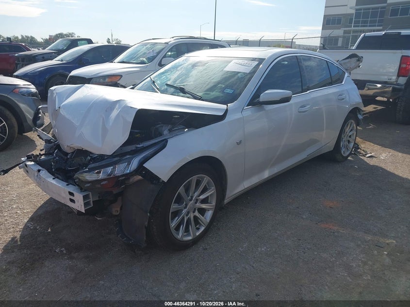 2020 Cadillac Ct5 Luxury, Front & Rear, IAAI, VIN 1G6DX5RK6L0156467 — photo 2