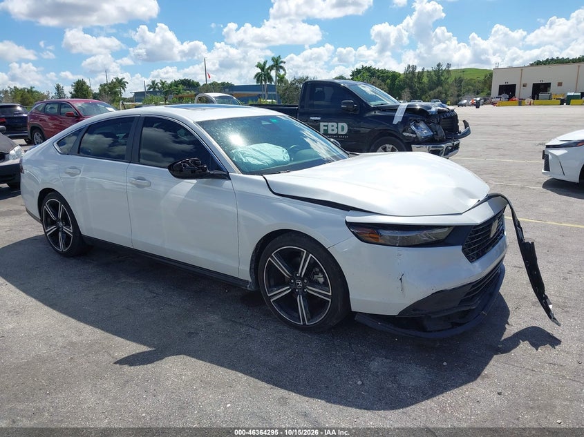 Vin: 1hgcy2f52ra004662, lot: 46864607, honda accord hybrid sport 20241
