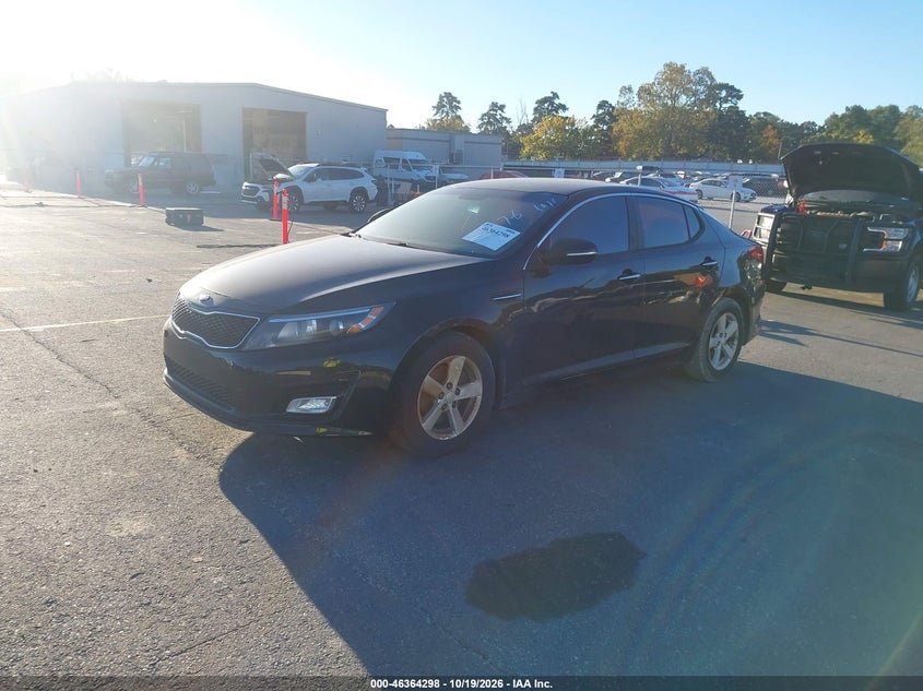 Vin: knagm4a78f5664576, lot: 46864609, kia optima lx 20152