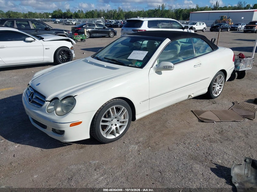 2008 Mercedes-Benz Clk 350, Затопление, IAAI, VIN WDBTK56FX8T088919 — фото 2