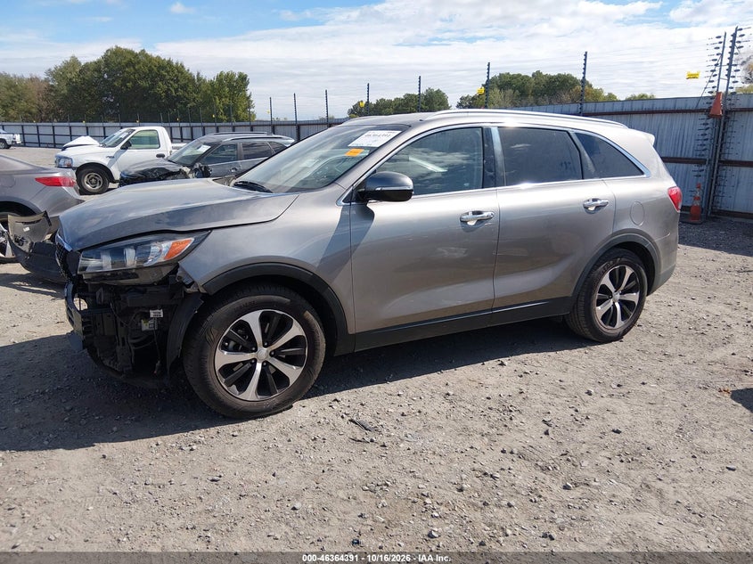 Vin: 5xyph4a55hg202735, lot: 46864703, kia sorento ex 20172