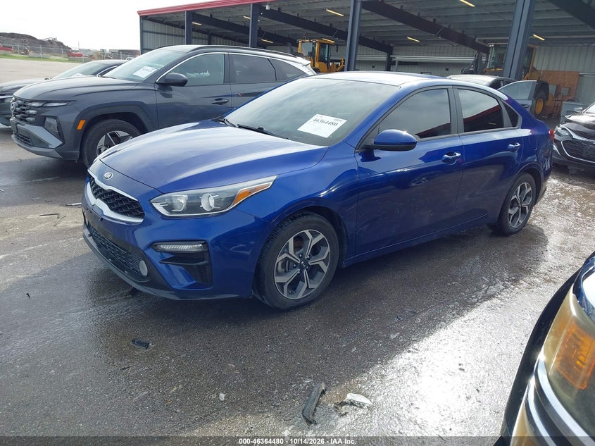 Vin: 3kpf24ad7le249159, lot: 46864792, kia forte lxs 20202
