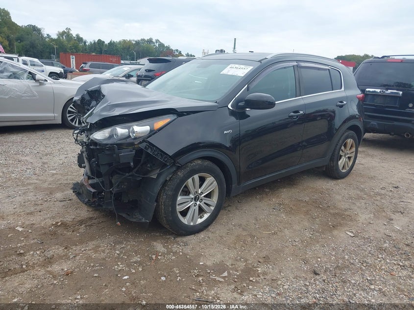 2018 Kia Sportage Lx, Удар спереди, IAAI, VIN KNDPMCAC4J7460624 — фото 2