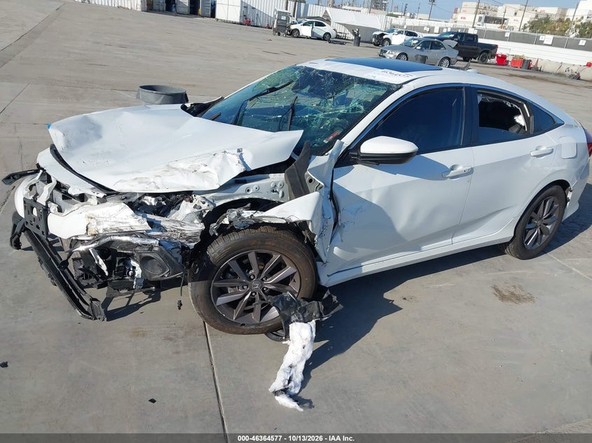 2021 Honda Civic Ex-L, Normal Wear & Tear, IAAI, VIN 19XFC1F75ME209310 — photo 2