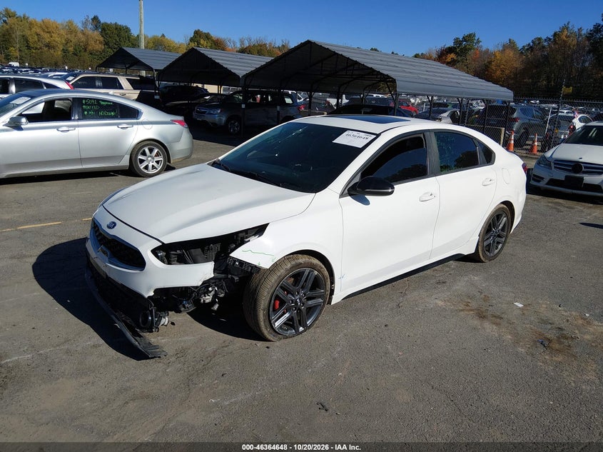 2020 Kia Forte Gt-Line, Front End, IAAI, VIN 3KPF34AD6LE160714 — photo 2