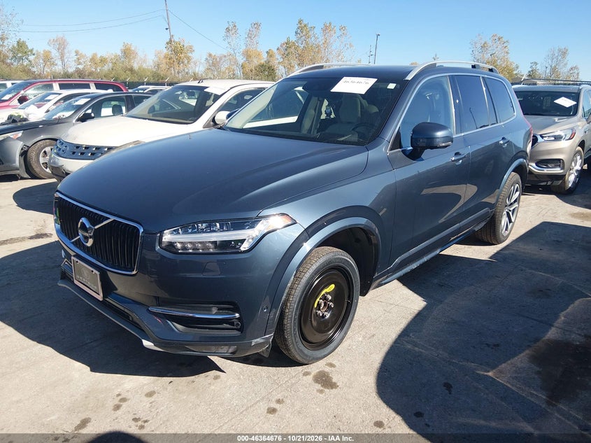 Vin: yv4a22pk5k1494478, lot: 46864988, volvo xc90 t6 momentum 20192