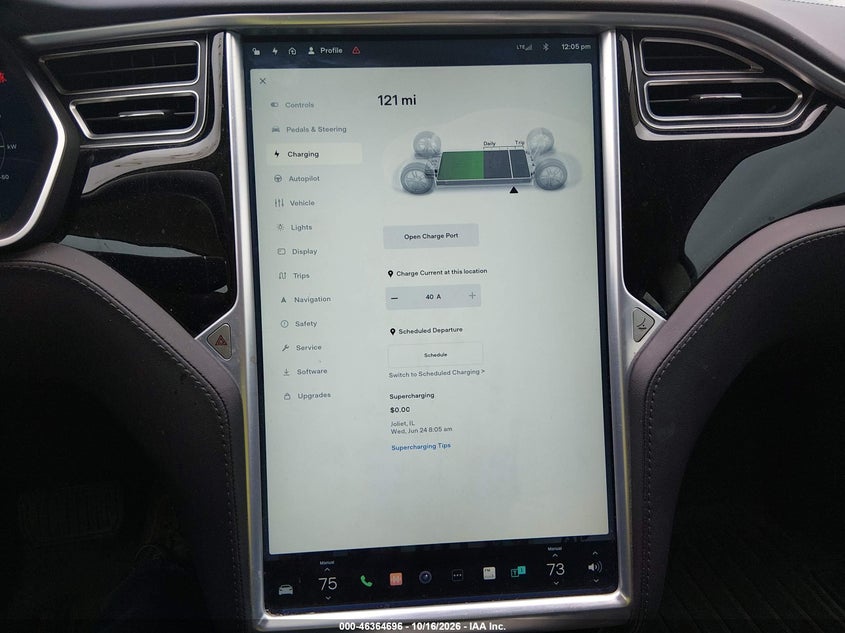 TESLA MODEL S 2015 VIN 5YJSA1E17FF114438